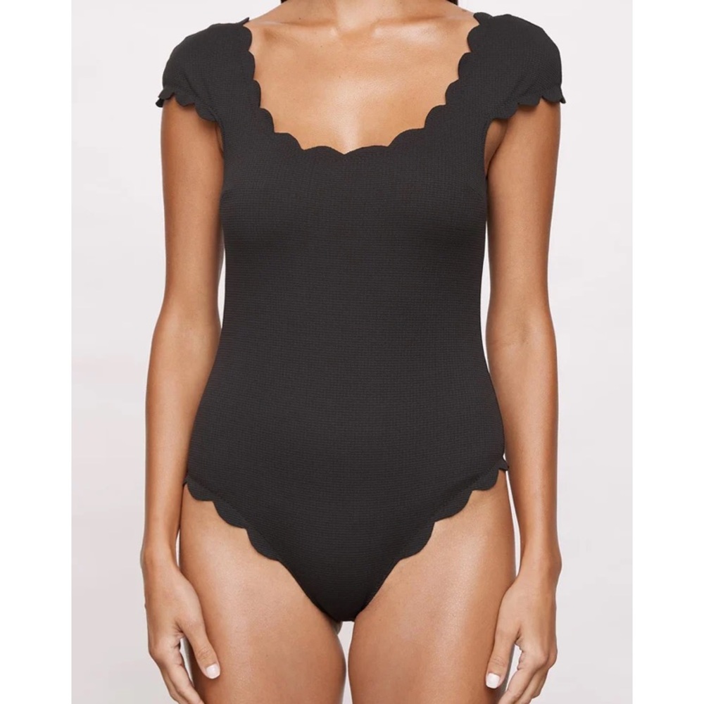 Marysia Mexico Maillot in Black/DarkBlue - L